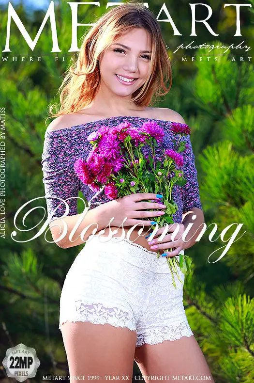 Blossoming photo set, featuring Alicia Love.