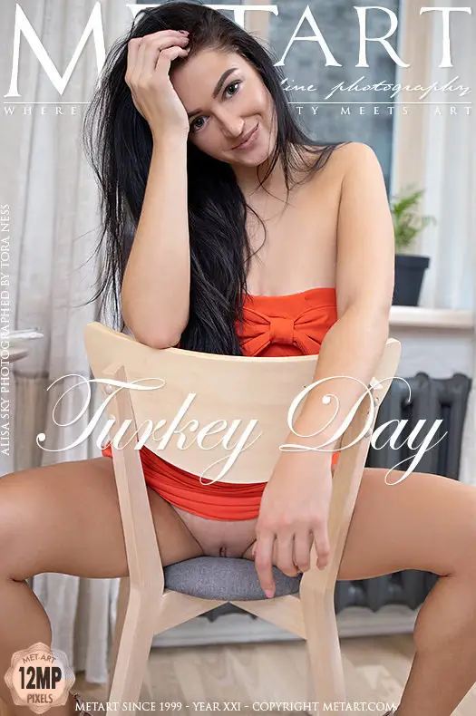 Turkey Day photo set, featuring Alisa Sky.