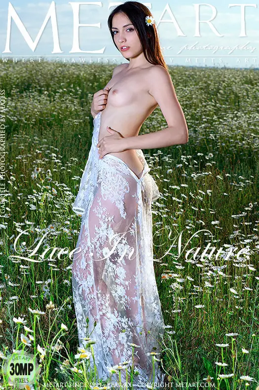 Lace In Nature photo set, featuring Gabriele.