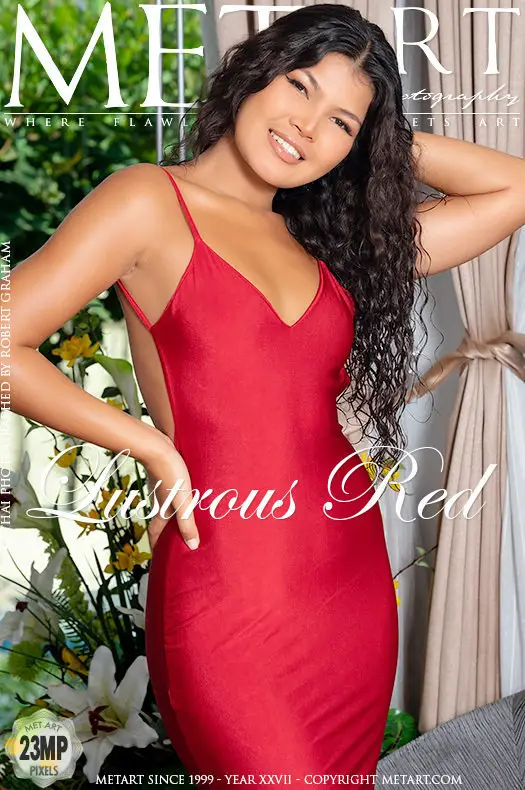 Lustrous Red photo set, featuring Kathai.