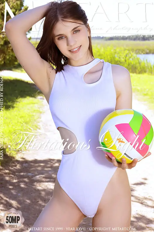 Flirtatious Light photo set, featuring Sara Celeste.